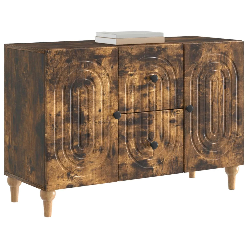 Mobile TV Rovere Fumo 89 x 34,5 x 60 cm Legno ingegnerizzato 894200