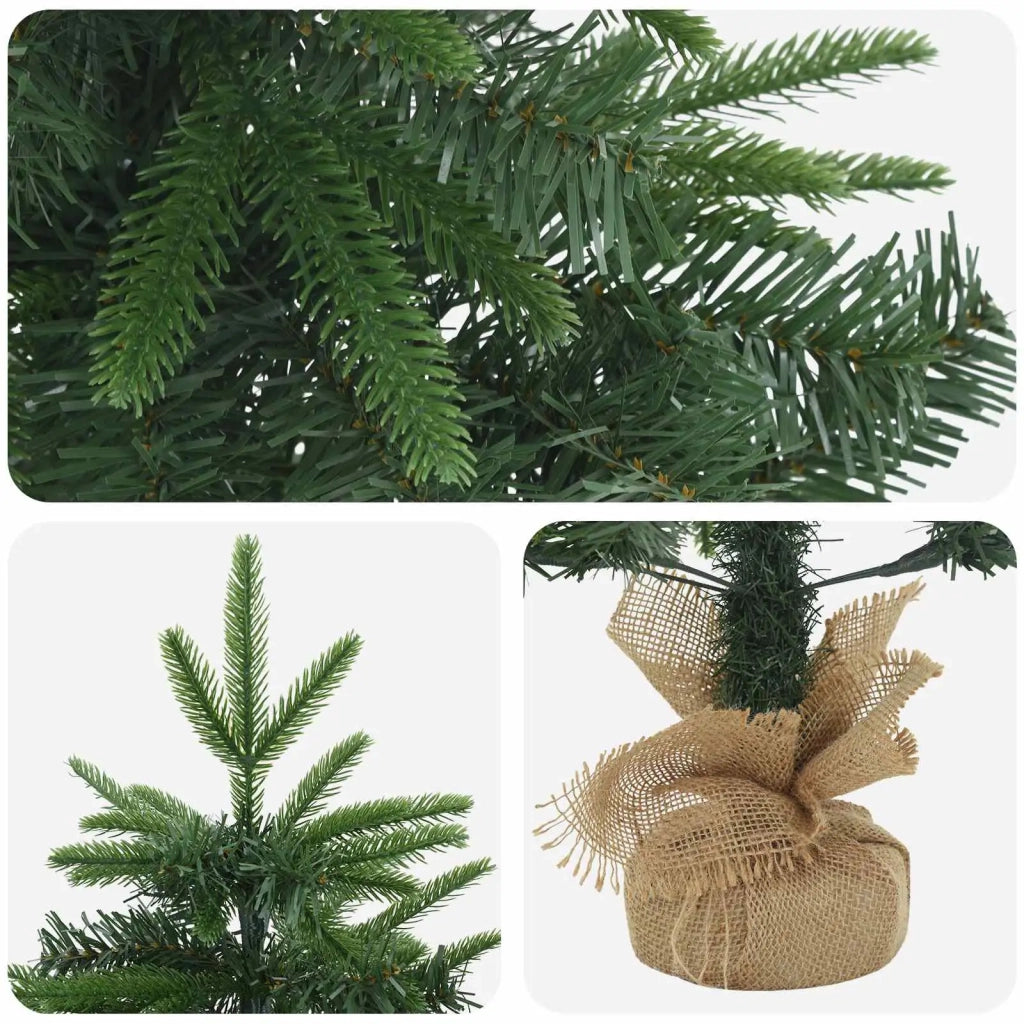 Albero di Natale Mini 45 cm PVC e PE Verde 42056942