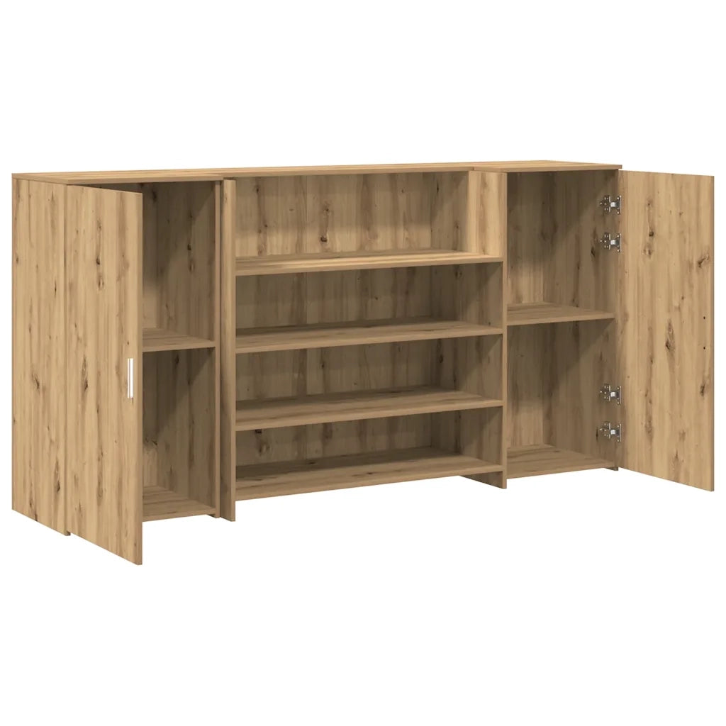 Banco Reception Rovere Artigianale 200x50x103,5cm in Truciolato 3324186