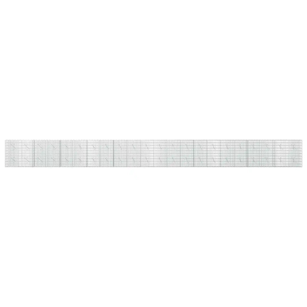 Gabione con Filo da 3,5 mm e Rete da 5x10 cm 1100x10x100 cm 3462544