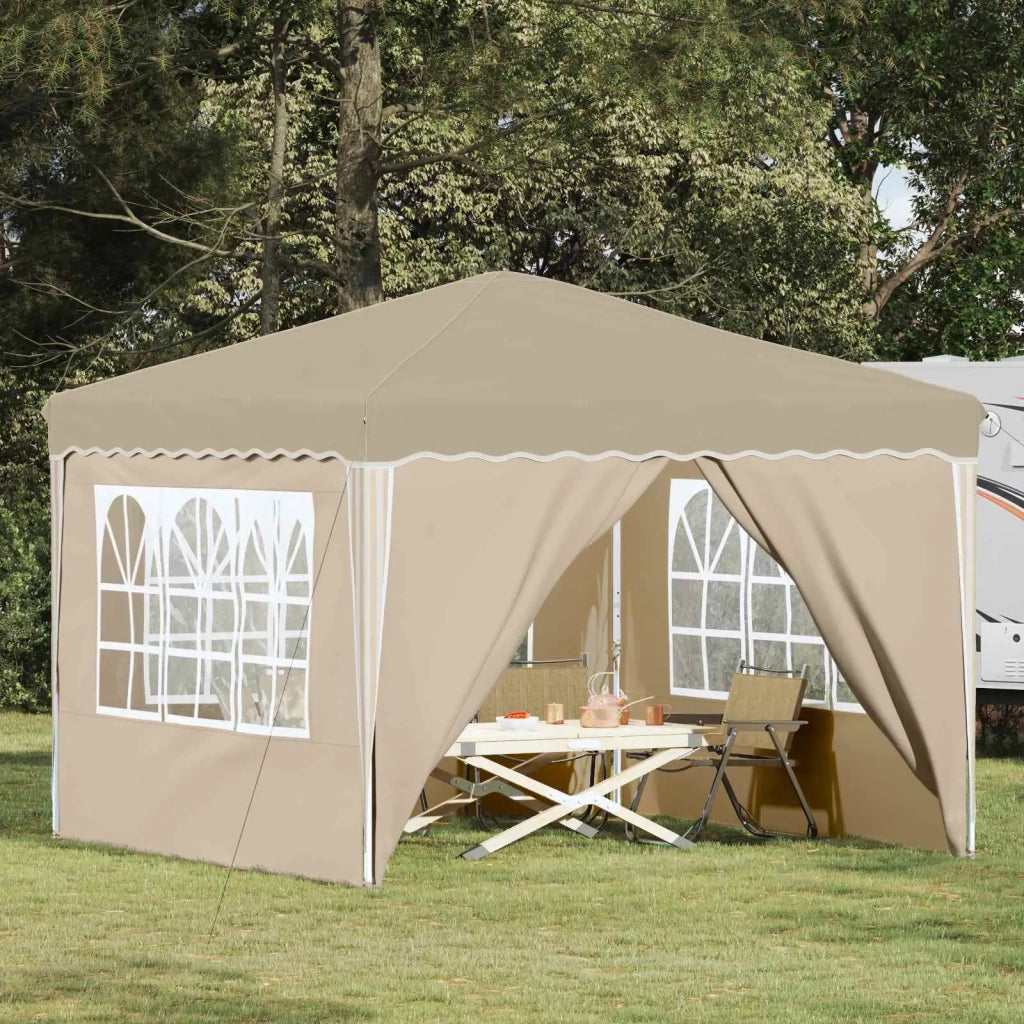 Tenda per feste a pop-up 288 x 288 x 245 cm Crema