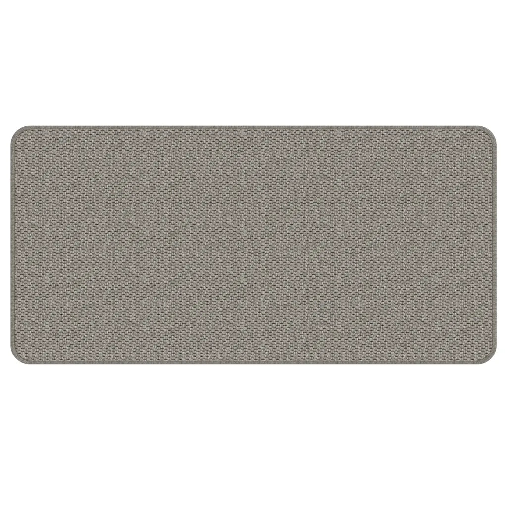 vidaXL Tappeto Corsia Aspetto Sisal Argento 50x100 cm