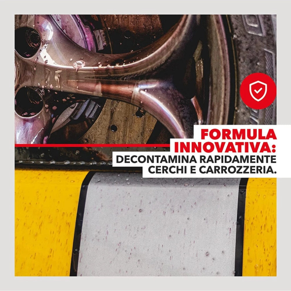 Fallout iron remover 1000 ml decontaminante ferroso per cerchi e carrozzeria