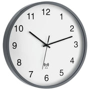 TFA-Dostmann 60.3511.10 orologio da parete e da tavolo Rotondo Grigio, Bianco