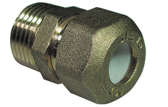 NIPPLE MASCHIO BICONO PER RAME CON OGIVA TEFLON TIEMME- 1/2 x 12R- TIEMM- pezzi 1