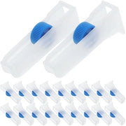 Regolatore di flusso di liquido 20 pezzi - meccanismo medico - stopper compatta - regolazione precisa - facile da usare - dimensioni 4,90 x 2,00 x 1,15 cm - infusione di liquido