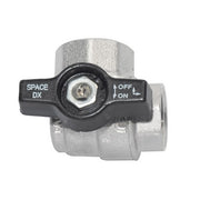 VALVOLA A SFERA ANGOLO FF C/FARFALLA NERA- 3/4  DN 20- EFFEB- pezzi 1
