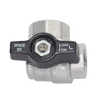VALVOLA A SFERA ANGOLO FF C/FARFALLA NERA- 3/4  DN 20- EFFEB- pezzi 1
