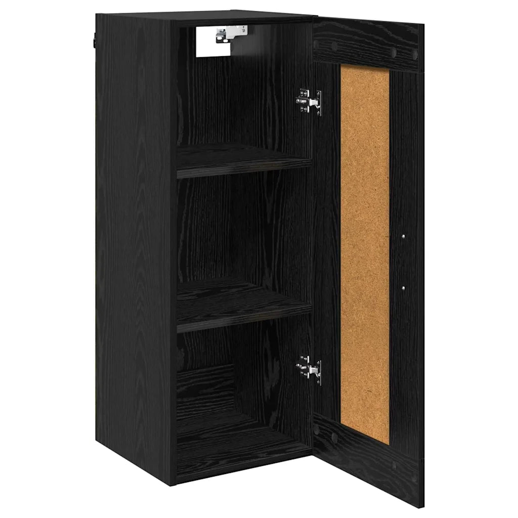 Pensile Rovere Nero 34,5 x 34 x 90 cm Legno multistrato 882441