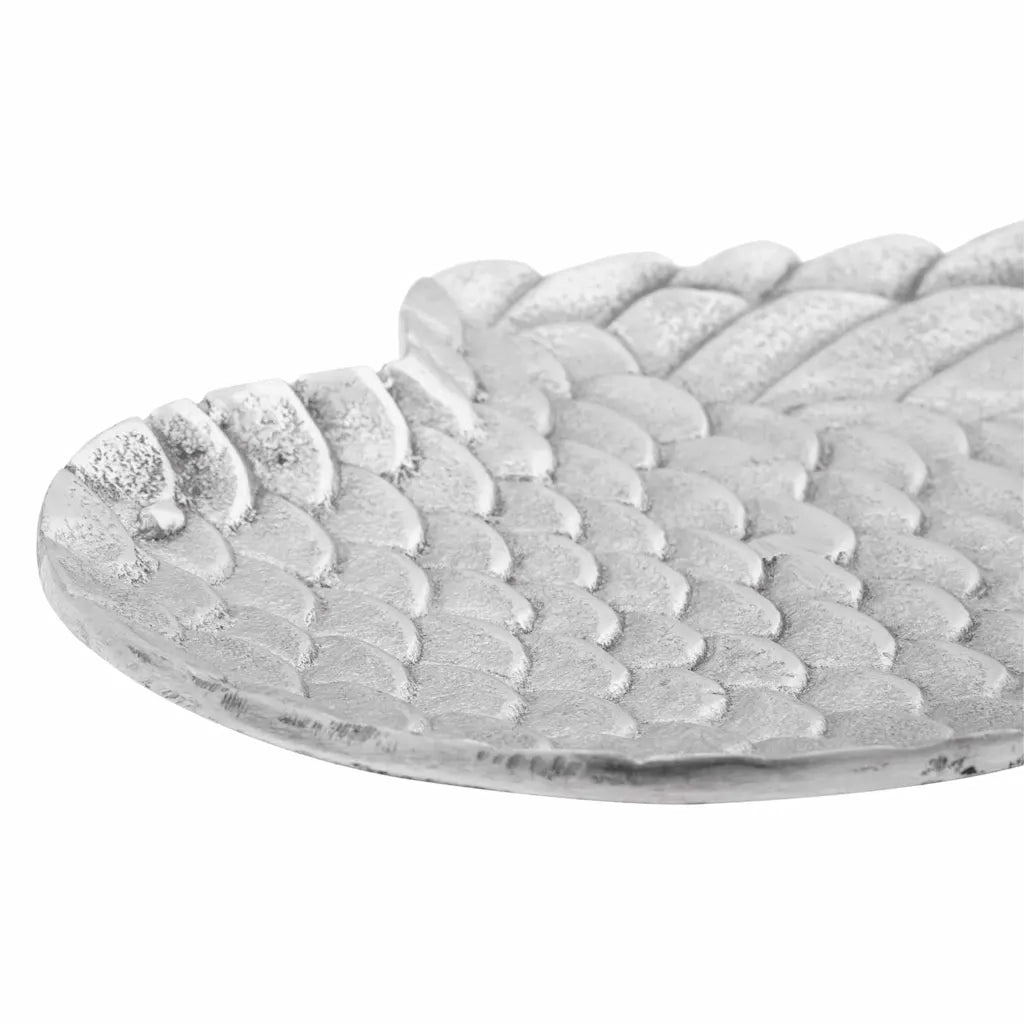 Cesto di frutta 2 pz Argento 40 x 18 x 2.5 cm Alluminio CFW3626209
