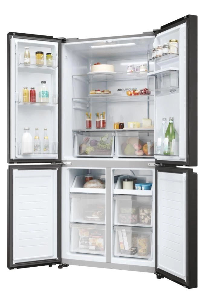 Haier Cube 83 Serie 3 HCR3818EWPT frigorifero side-by-side Libera installazione 463 L E Antracite