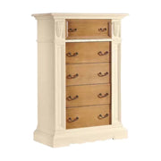 Settimanale classico legno avorio noce grano intarsi 106x53x153 - Mobili 2G