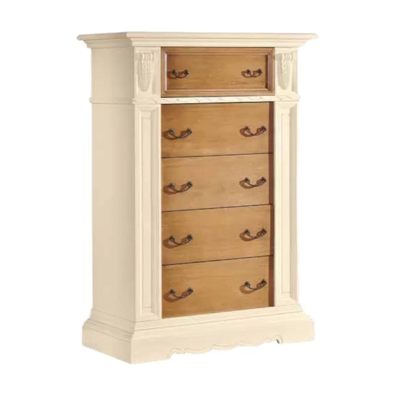 Settimanale classico legno avorio noce grano intarsi 106x53x153 - Mobili 2G