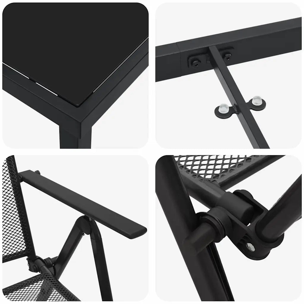 Set da Pranzo per Giardino 5 pcs Antracite 3379290