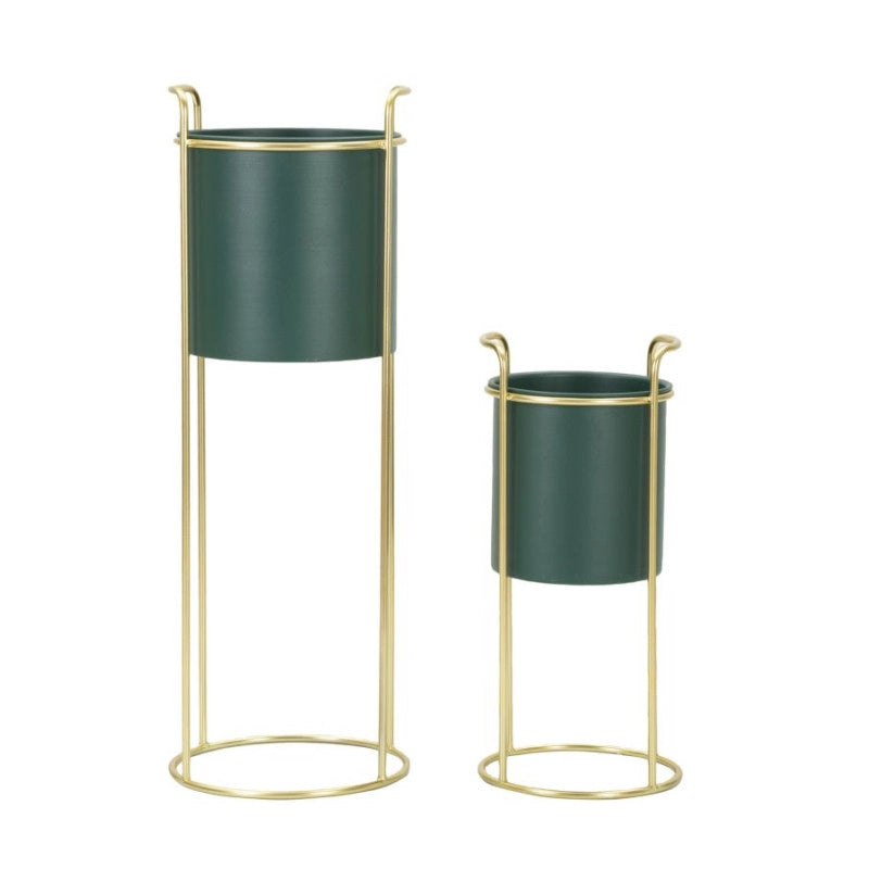 Porta Vasi Grent Slim Set 2 Pz cm ø 24x70-19,5x45