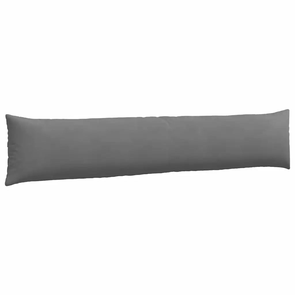 Cuscini da Divano 2 pz | Cuscini per sedie Grigio scuro 200 x 40 cm Tessuto