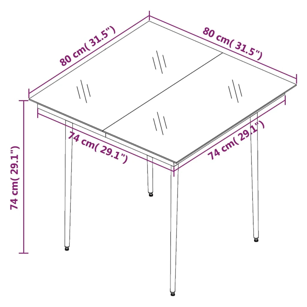 Set da pranzo da giardino 3 pezzi con cuscini resina intrecciata e vetro 02_0014846