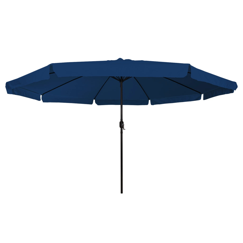 ombrellone da giardino  Ã¸395x245 cm Blu Azzurro