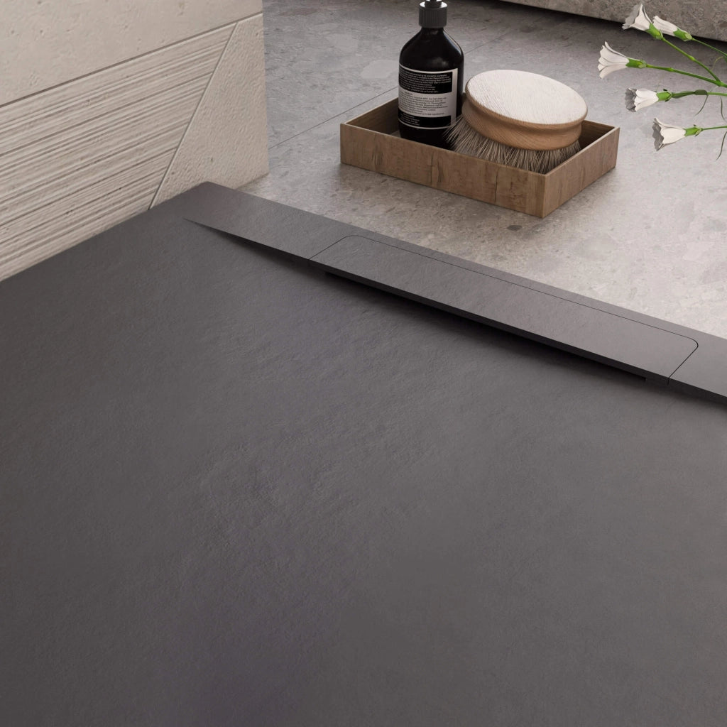 Piatto Doccia in Pietra 90x150 cm Bonussi Ardesia Calcutta Nero