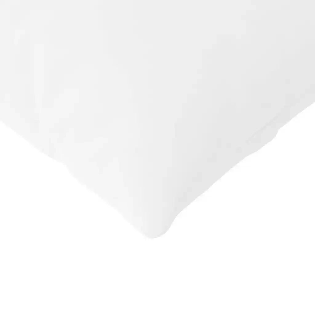 Cuscini da Divano 2 pcs Bianco 200 x 40 cm Tessuto