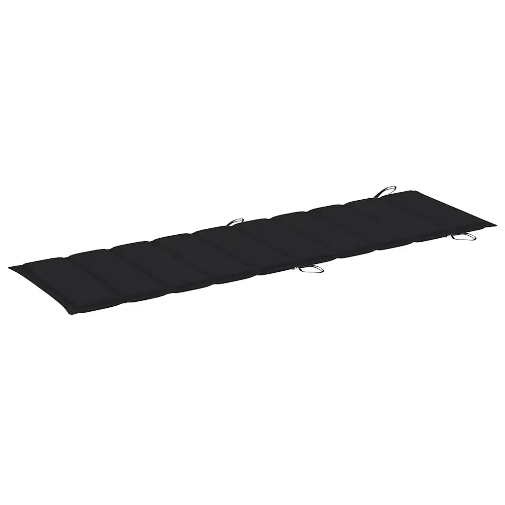 Lettini Prendisole 2 pz con Tavolo e Cuscini in Legno d'Acacia 3077383