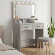 Tavolo da Trucco con cassetto Grigio Sonoma 79 x 41 x 135 cm 865087