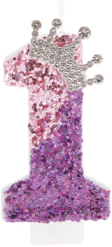 Decorazioni per torta a forma di fiore 3D - Candelabri per torta senza fumo - 7,5 cm - Attrazione magica - Candelabri per torta in rosso/purpureo