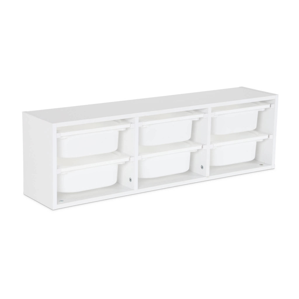 Contenitore per bambini, 6 contenitori, bianco