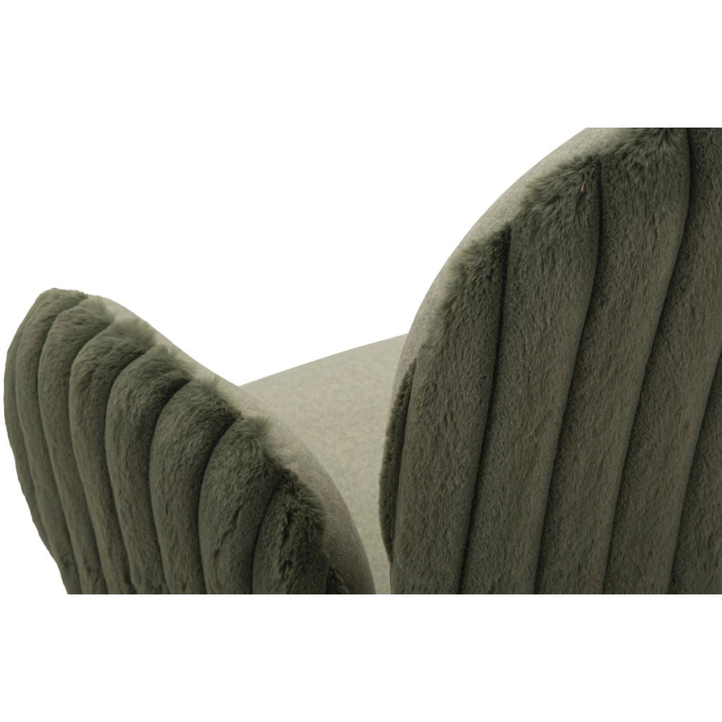 Set di 3 Pouf VKH888, Verde, Poliestere, 64x68x83 cm