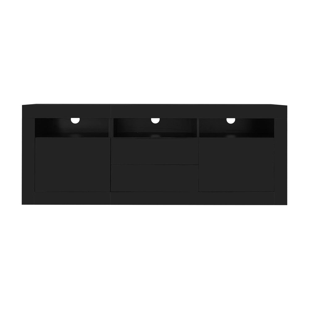 Mobile TV con LED e Cassetti ¨C Xylo ¨C Bianco Lucido 160x35x60 cm