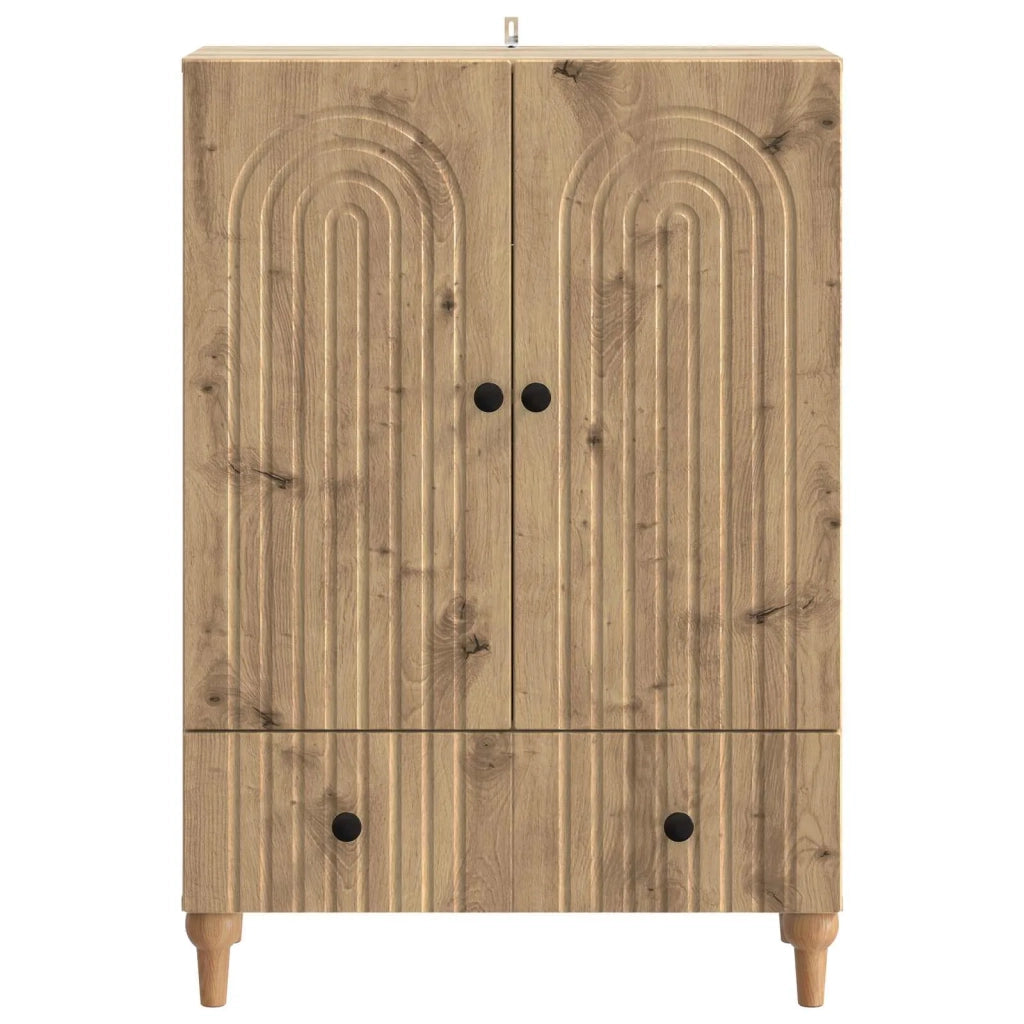 Credenza con cassetto Rovere Artigianale 66 x 34,5 x 95 cm