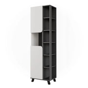 Vicco Mobile alto Antracite/bianco 50 x 175 cm con 2 porte