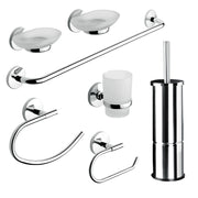 Set accessori bagno 8 pezzi METAF serie OTTO/ONE