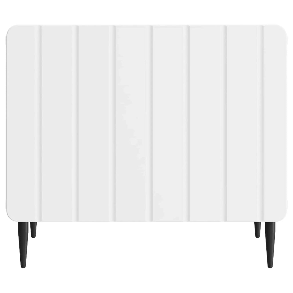 Tavolino da salotto Bianco 49 x 50 x 42 cm Legno ingegnerizzato 894505