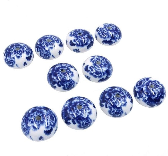 Pomelli per porte 10 pezzi - Manicotti ceramici a mano - Stile moderno europeo - Maniglie per porte - Maniglie per cassetti - Facili da installare