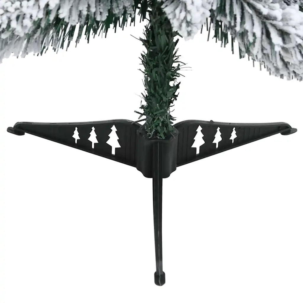 Albero di Natale Artificiale con 45 LED e Neve Floccata 90 cm 357695