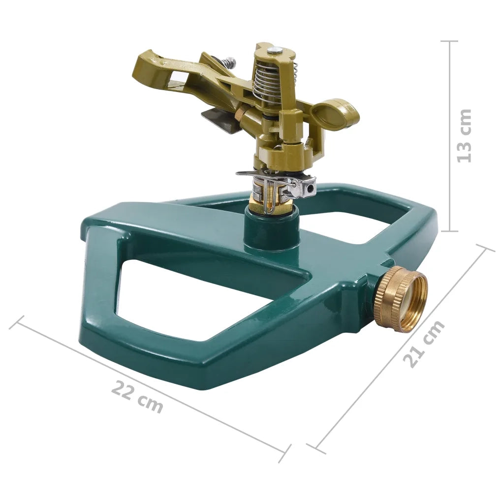 Irrigatore Rotante Verde 21x22x13 cm in Metallo 48615