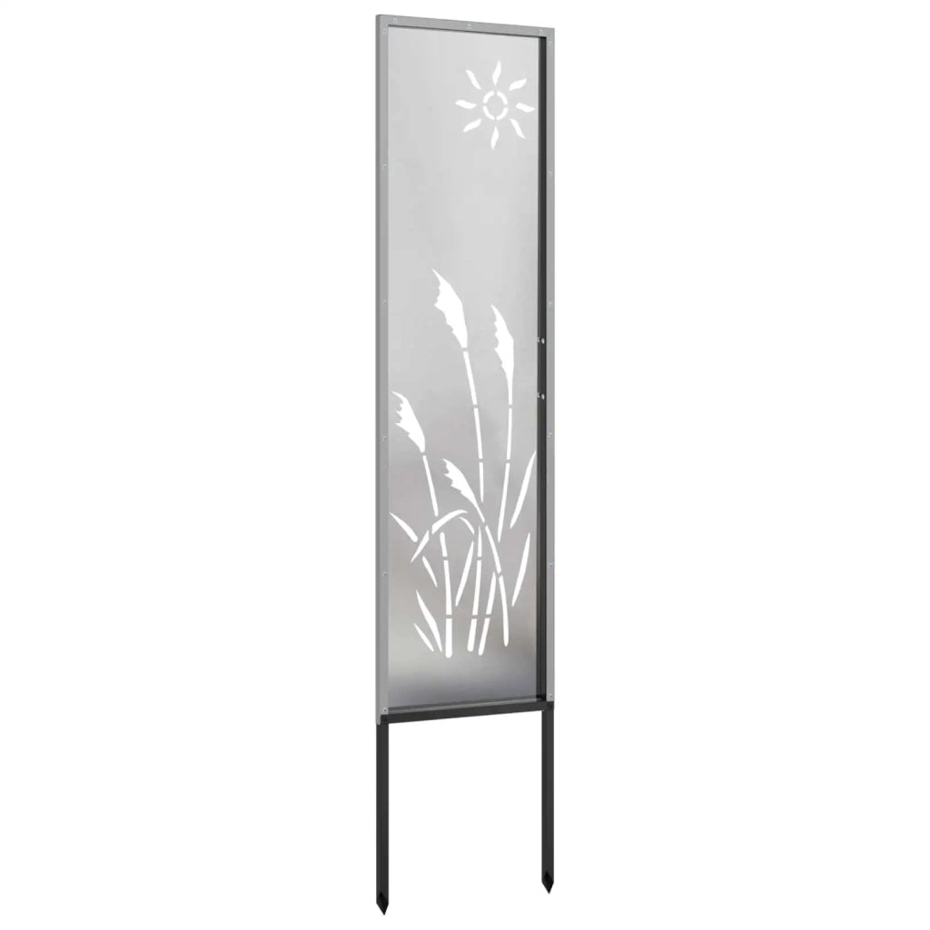 Schermo per privacy in giardino Traforo Argento 32 x 140 cm 876207