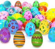 Uova di Pasqua 40 pezzi - Uova di Pasqua trasparenti - Decorazione di Pasqua all'aperto - Decorazione di Pasqua per tavola - Decorazione di Pasqua in legno - Creazione di atmosfera di Pasqua con lenti