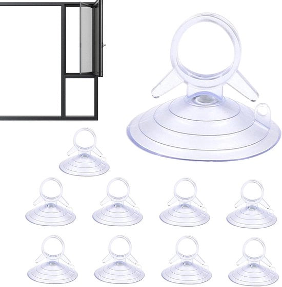 10 pezzi di clip per vetri auto | Clip per ombrelloni | Clip riciclabili per vetri auto per bagno, cucina e finestre