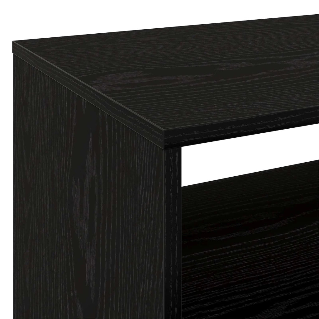 Supporto per giradischi Rovere Nero 71 x 39,5 x 83 cm 8012891