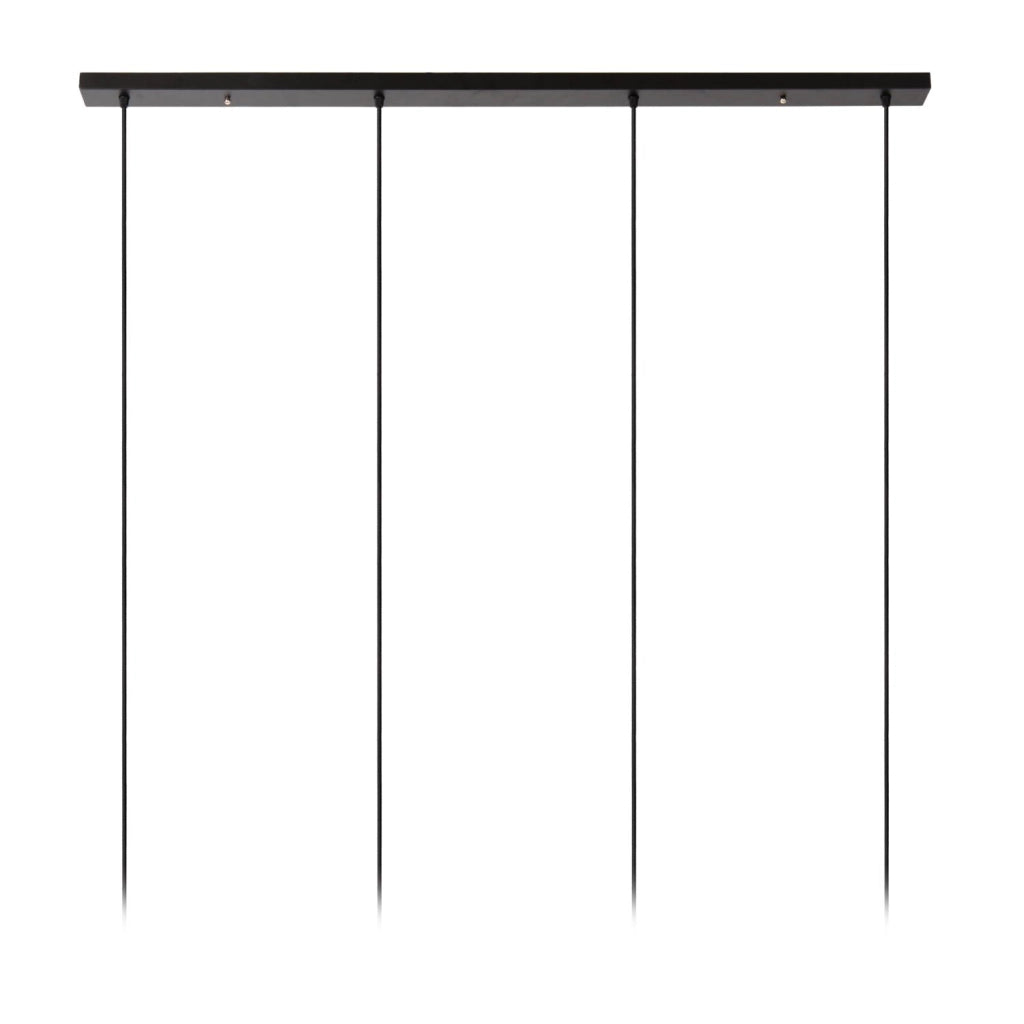 Lampada sospesa KALA 4 luci E14 nero/beige Lucide