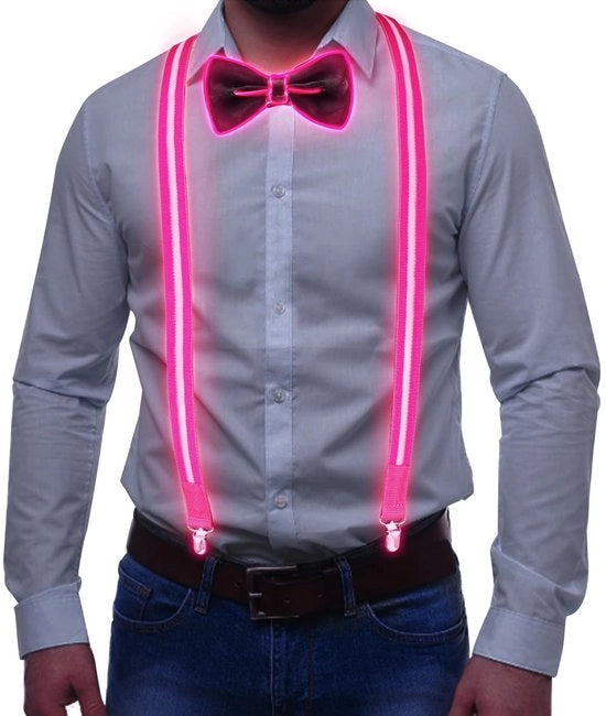 Set di 2 Cinture Illuminabili Adattabili e Cinturoni per Uomo