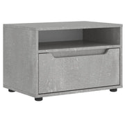 Mobile TV | Armadietto TV | Mobile Porta TV VISNES Grigio Cemento 60x40x38 cm Legno Multistrato