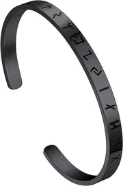 Anello per braccio in acciaio inossidabile 316L per uomo - Amuleto decorativo scandinavo martello di Thor del dio Odin
