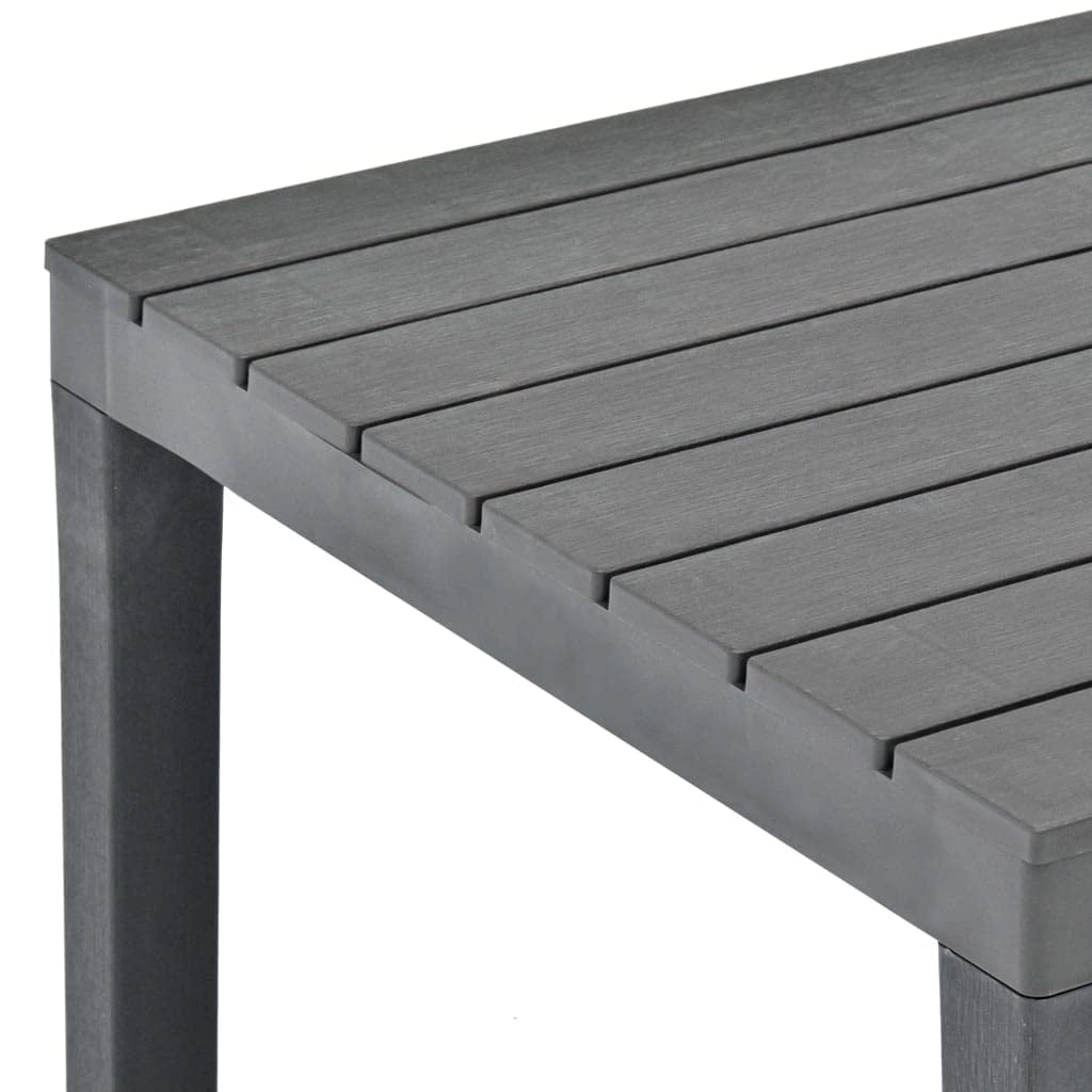 Tavolo Componibile Quadrato Bali Colore Antracite Pro Garden