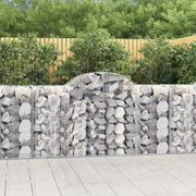 Cesti Gabbioni ad Arco 10 pz 200x50x100/120 cm Ferro Zincatocod mxl 76096