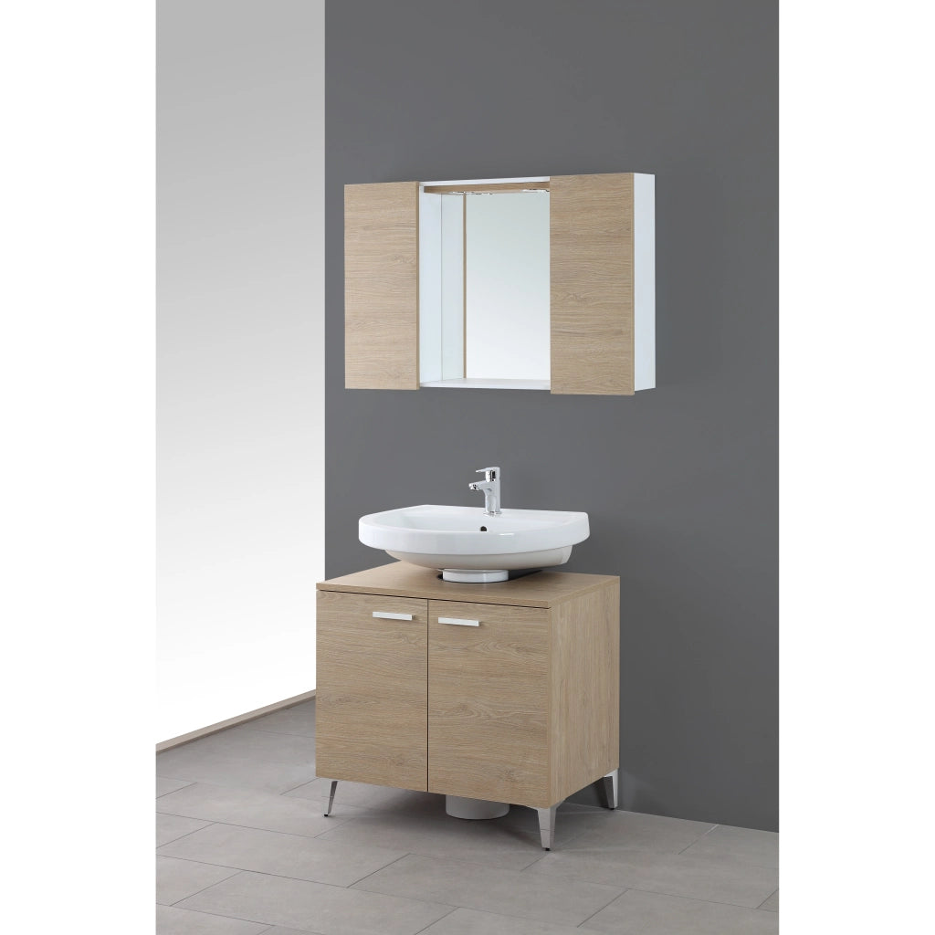 SOTTOLAVABO STELLA 2 ANTE 70X46XH66CM ROVERE DOLO.