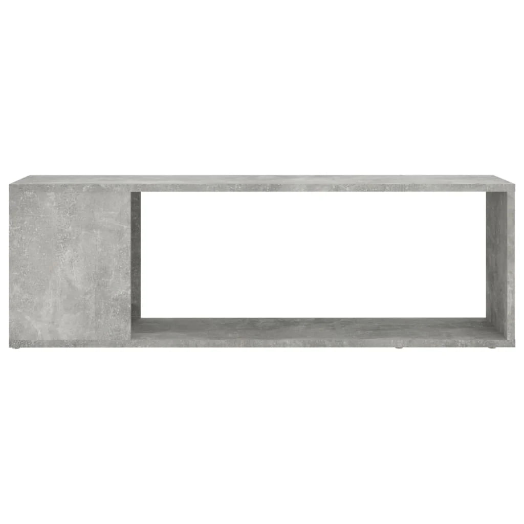 Mobile TV multimediale mensola TV credenza TV per sala da pranzo soggiorno camera da letto 100 x 24 x 32 cm legno ingegnerizzato grigio 02_0025430