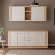 Cucinino Ghemme, Cucina 2 Cassetti, Elettrodomestici non inclusi, Beige